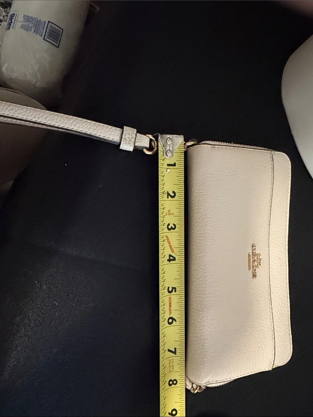 Coach pebbled leather